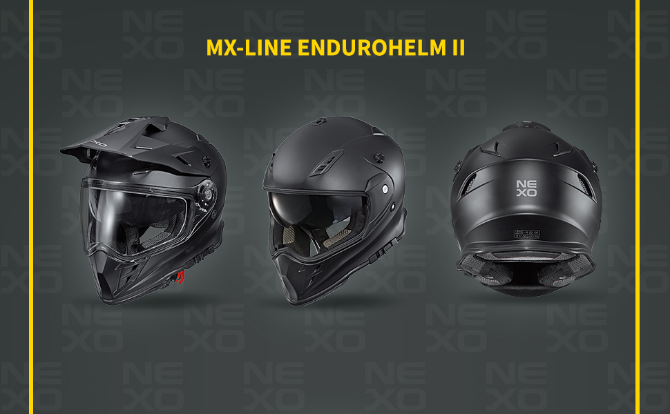 Мотошолом Nexo MX-Line II, ендуро/крос, термопласт, унісекс, для всіх сезонів