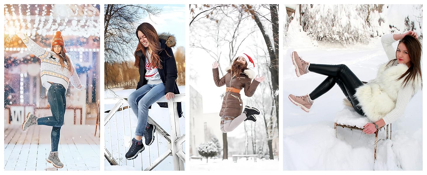 Зимові черевики жіночі TARELO, антиковзання, розмір 36-41, сірий