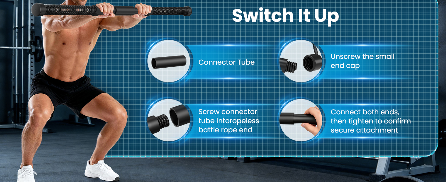 Скакалка Relife 2-в-1 для фітнесу: бездротова та з мотузкою для дому, схуднення, зміцнення тіла