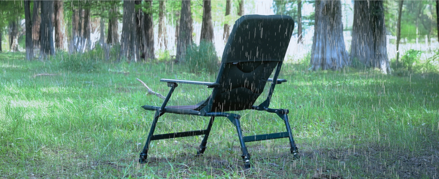 Крісло для риболовлі MK Angelsport 5 Seasons Pro Carpchair – комфортне, розкладне, регульоване по висоті, до 130 кг
