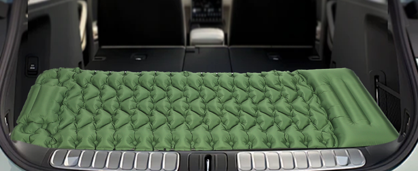 Саморозгортальний килимок для кемпінгу TVWVT, ультралегкий, з ножною помпою