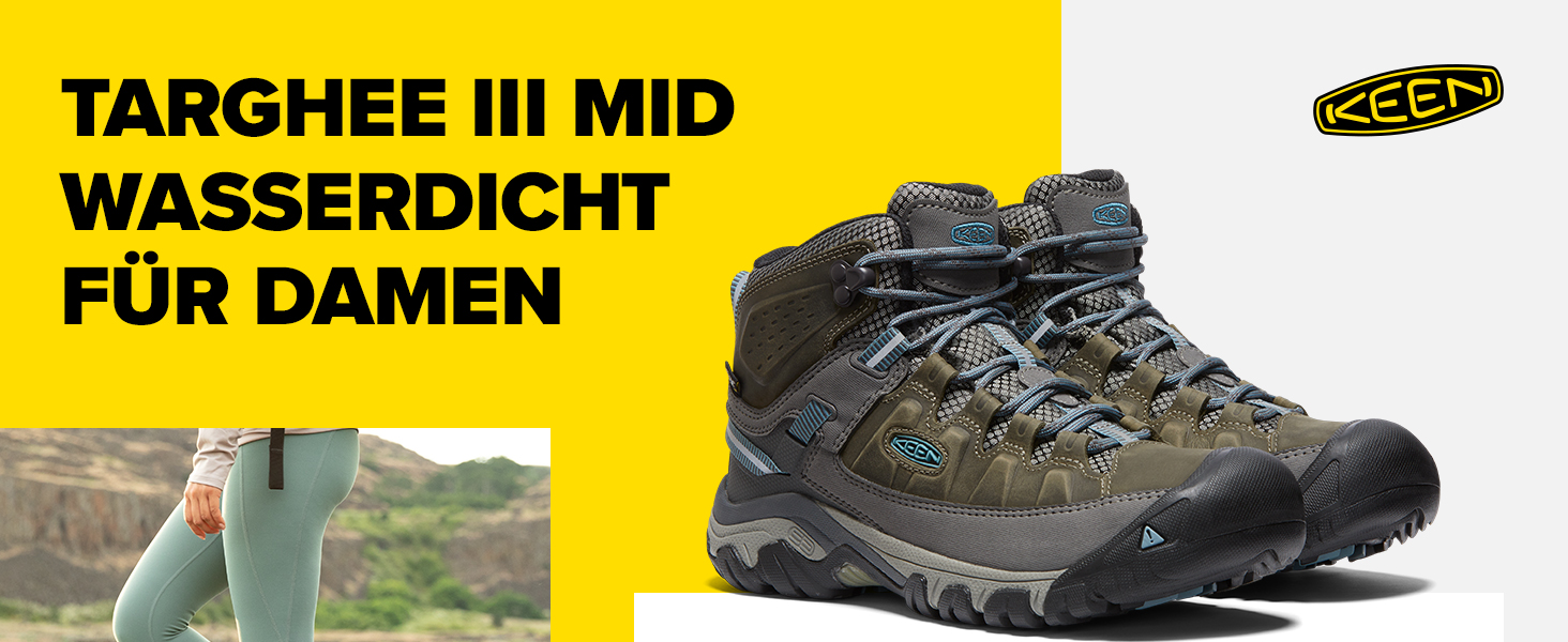 Черевики для жінок KEEN Targhee III Mid WP, 39 EU, синій