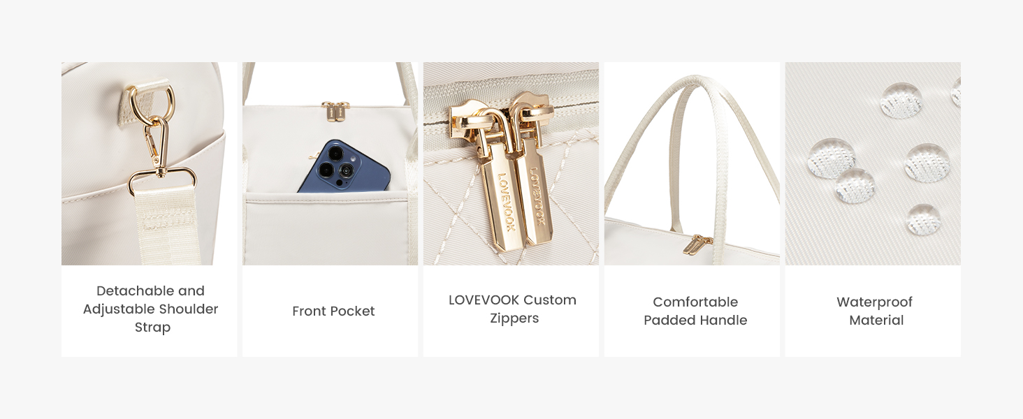 Сумка-мішок LOVEVOOK для подорожей: жіноча дорожня сумка-мішок з відділенням для взуття та мокрих речей, 2 шт. у наборі, 40 л, бежевий колір