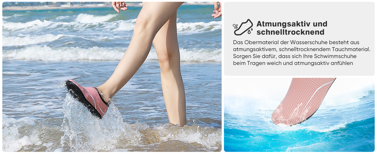 Шкарпетки для плавання та водних видів спорту для жінок та чоловіків. Швидковисихаючі шкарпетки для пляжу, басейну, йоги, серфінгу. Розміри 35-47 EU, блакитні.