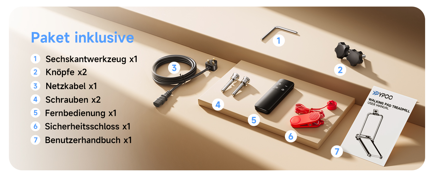 Лягувальне бігове полотно YPOO з регулюванням нахилу, 140 кг, тихе для дому/офісу, швидкість 0.8-8 км/год, з LED-дисплеєм, пультом та APP