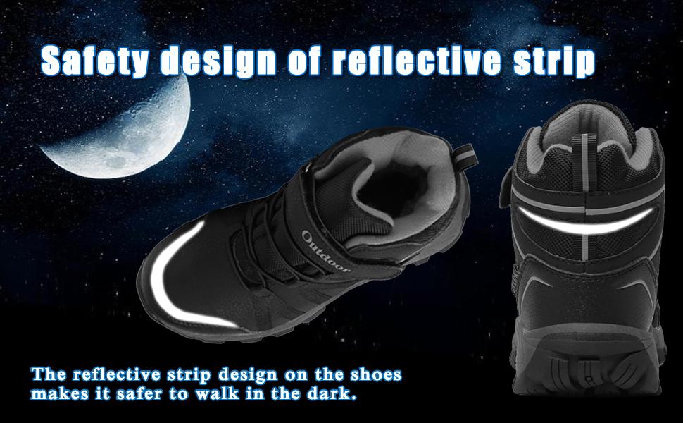 Дитячі зимові чоботи: теплий фліс, водонепроникність, для дівчаток та хлопчиків, підошва для трекінгу, синій та рожевий кольори, розмір 34 EU