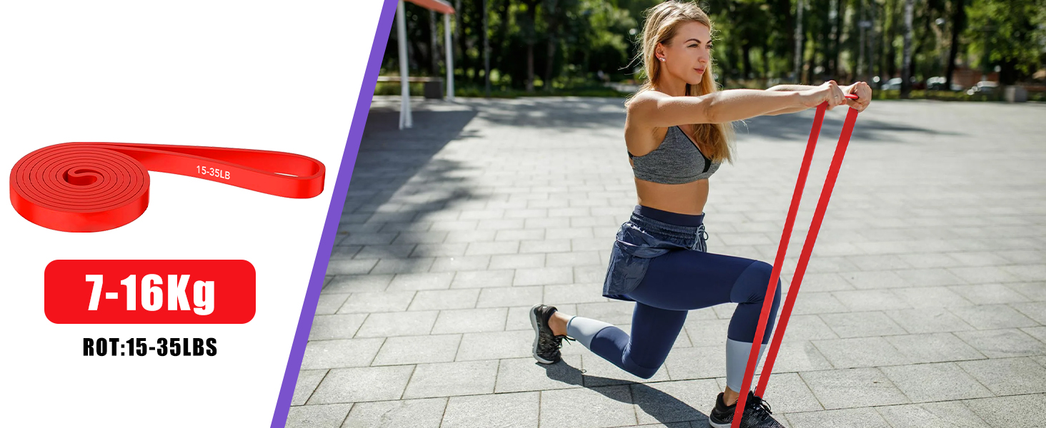 Набір еластичних стрічок для фітнесу з 4 рівнями опору, Resistance Bands Set з ручками, фіксатором для дверей, чохлом, сумкою та інструкцією. Ідеально для фітнесу, розтяжки та йоги.