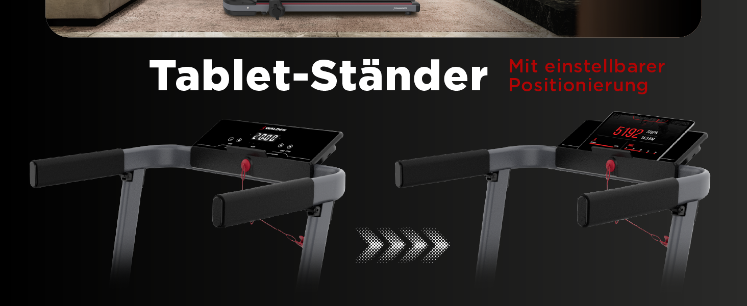 Електричний біговий тренажер Walden F2800 – складний, для дому та офісу, 2.5 PS, швидкість 1-10 км/год, 12 програм, LCD дисплей, фітнес та схуднення