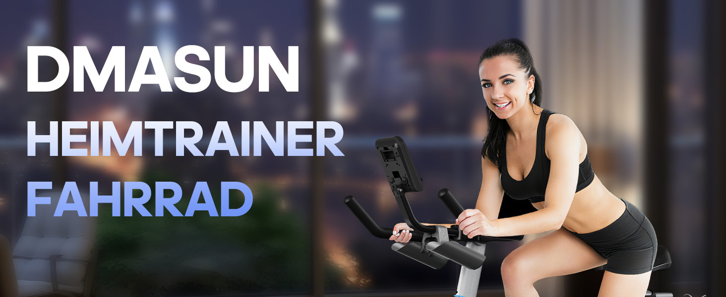 Ергометр DMASUN для дому з регульованим магнітним опором, стійкою для гантелей, важким маховиком, LCD-монітором, регульованою висотою, фітнес-велосипед до 180 кг, зелений [2026 модель]