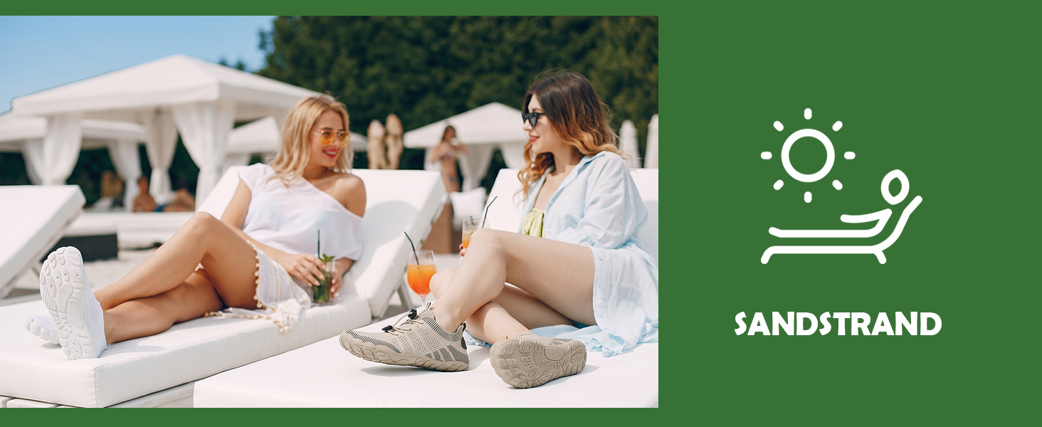 Взуття для бігу та пляжу IceUnicorn Zehenschuhe (37 EU, бежеве) - унісекс, широка модель для трейлраннінгу, аквашузи