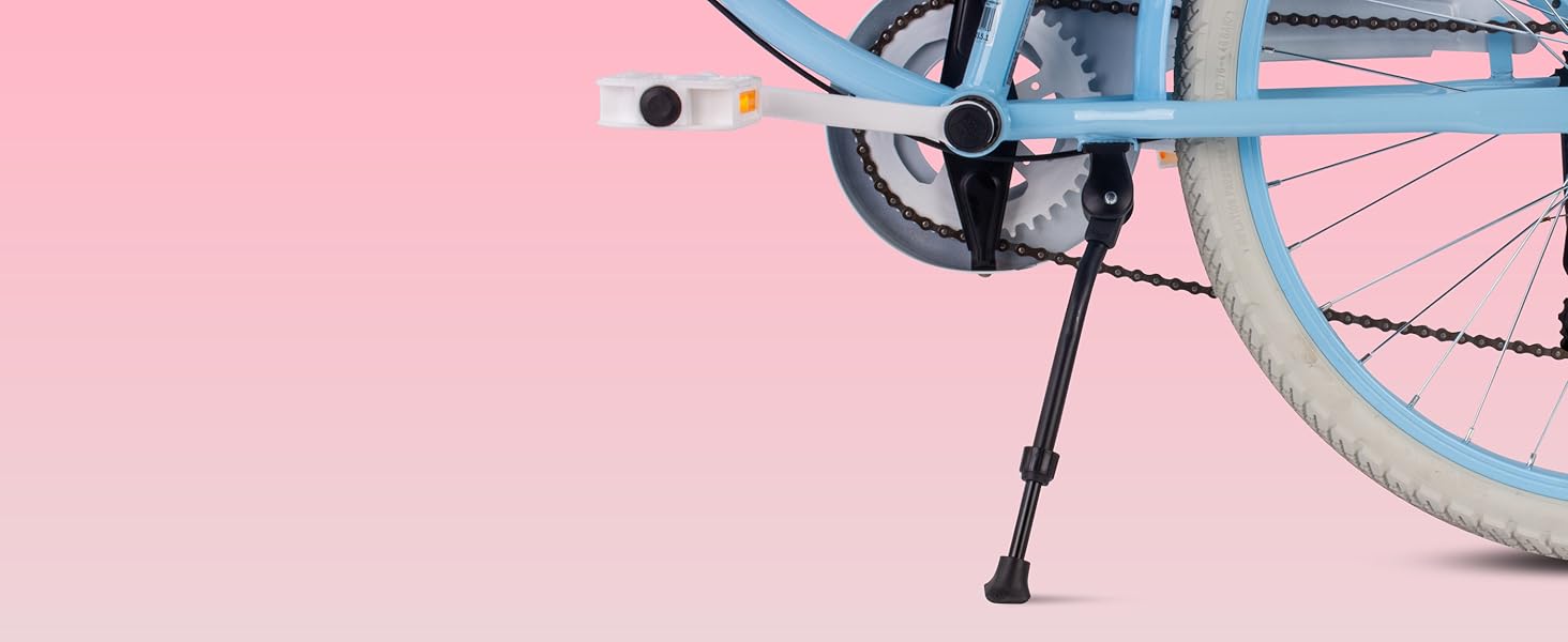 Дівчача дитяча велосипед Sun Baby 20 дюймів, серце, 6 швидкостей Shimano, для дівчаток 6-10 років, білий/золотий