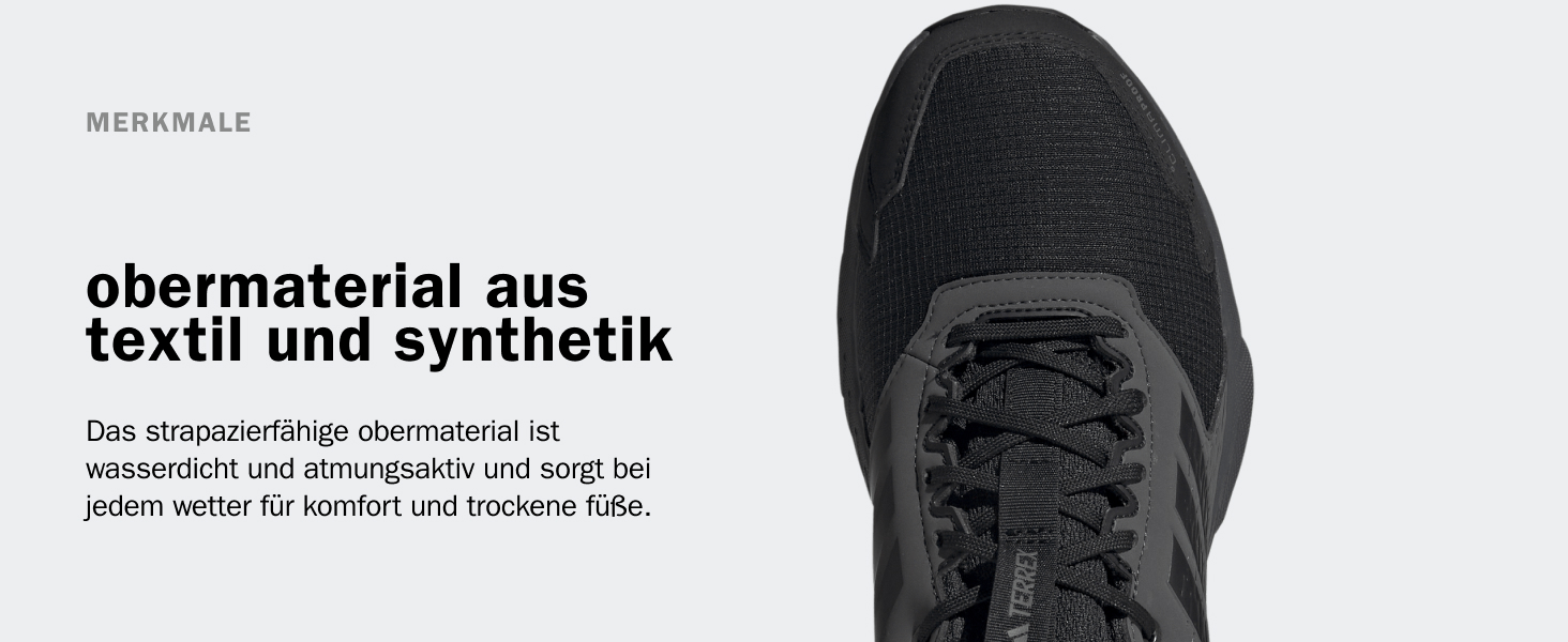 Кросівки для трейлраннінгу Adidas Terrex Tracerocker 2 Gore-Tex, жіночі, 40 EU, чорний/сірий