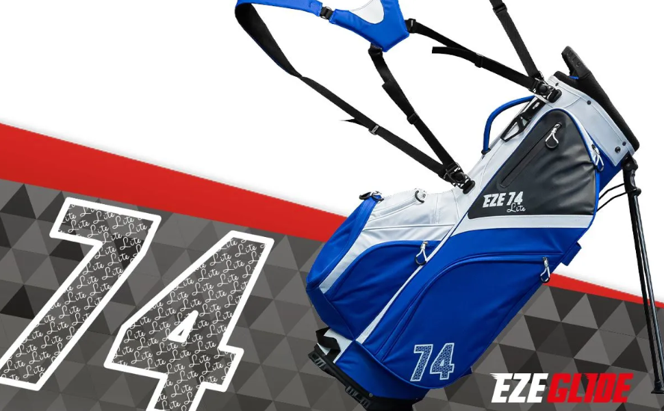 Гольф сумка-станд Eze 74 (блакитний/білий) - унісекс, доросла