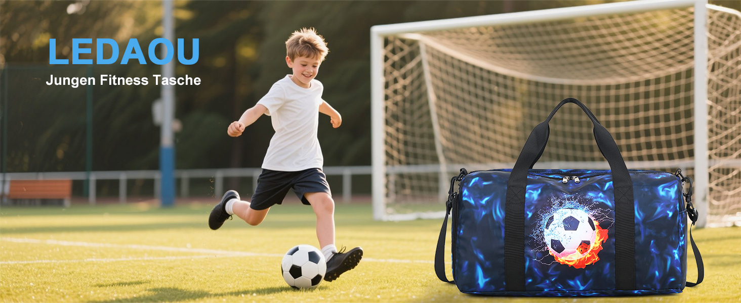 Спортивна сумка для дітей з відділенням для взуття та мокрих речей. Дитяча пляжна сумка для хлопчиків та дівчаток. Сумка для плавання, подорожей, фітнесу (Принц Graffiti Blue)