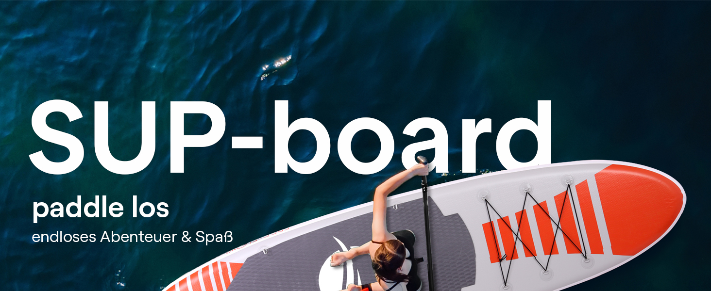 Надувний SUP СеренеЛайф для дорослих та дітей: комплект дошки, весла, насоса та сумки. Touring SUP, ручне управління, оранжевий, до 155 кг