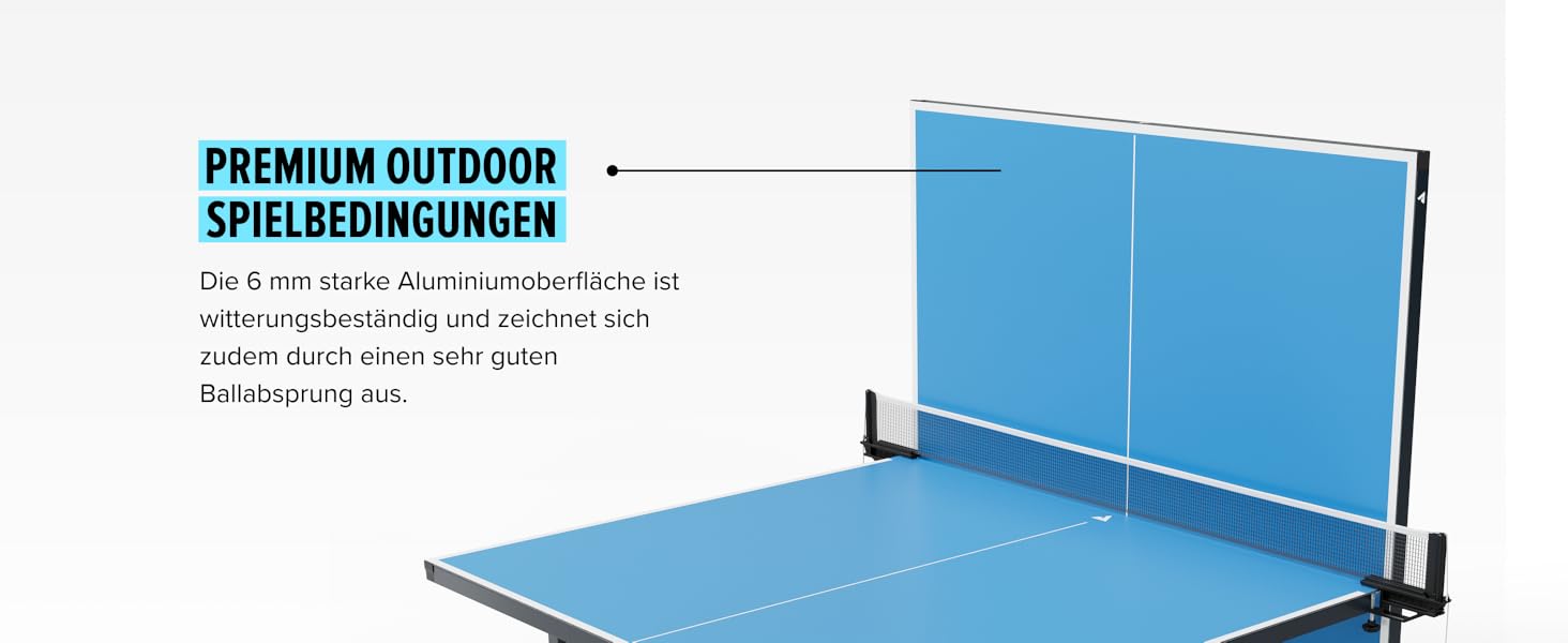 Стол для настільного тенісу JOOLA Nova Pro Plus – Outdoor, складний, з сіткою та регулюванням висоти