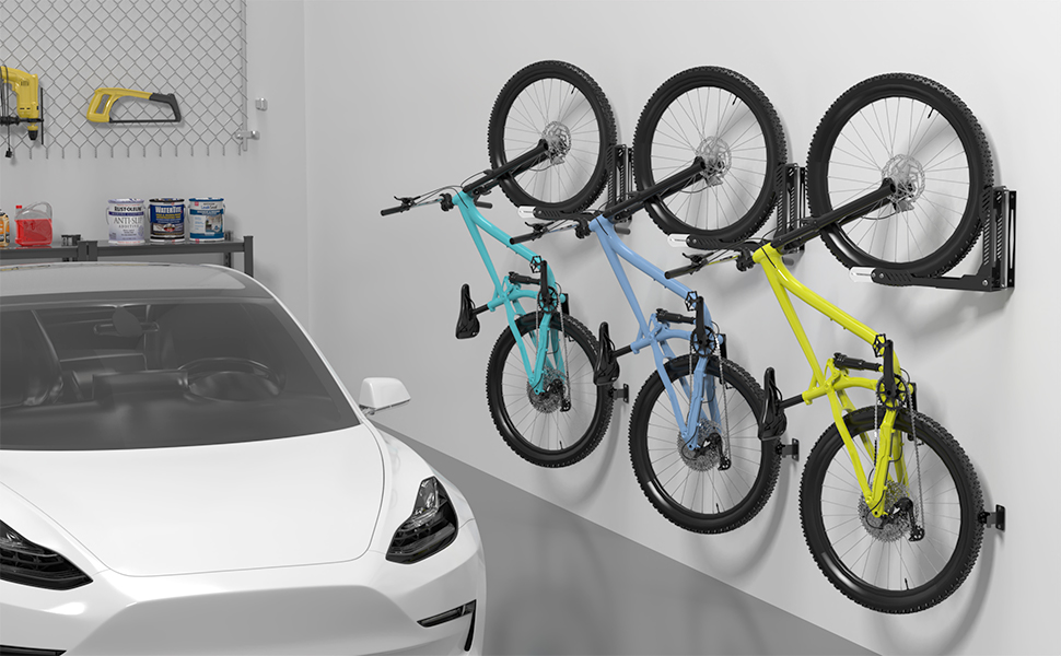 Настінна підставка для велосипеда IMAYCC - міцна, до 40 кг, для гаража, біла