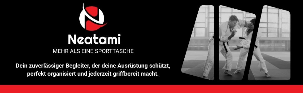 Спортивна сумка для бойових мистецтв 50L чорна для дзюдо, джиу-джитсу, карате з окремими відділеннями та відділенням для взуття