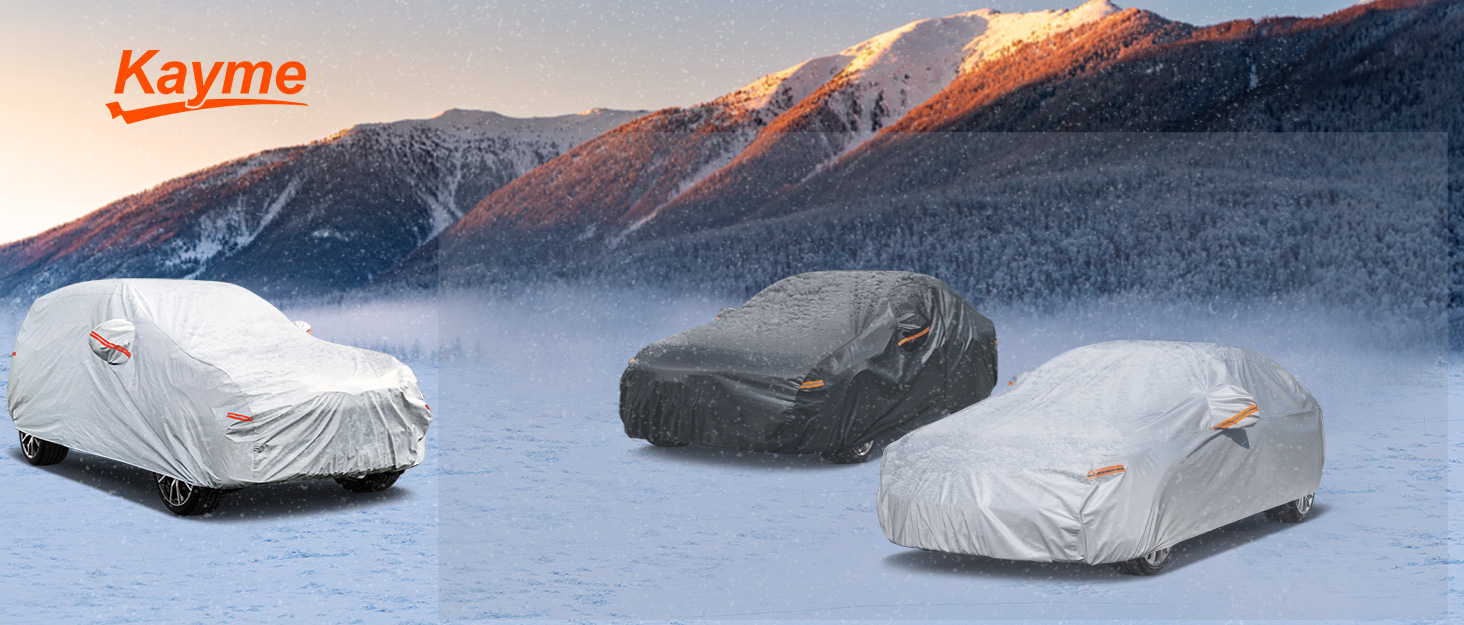 Водонепроникний чохол для мотоцикла Kayme 300D, захист від дощу та пилу, універсальний, чорно-синій, XL (275 см)