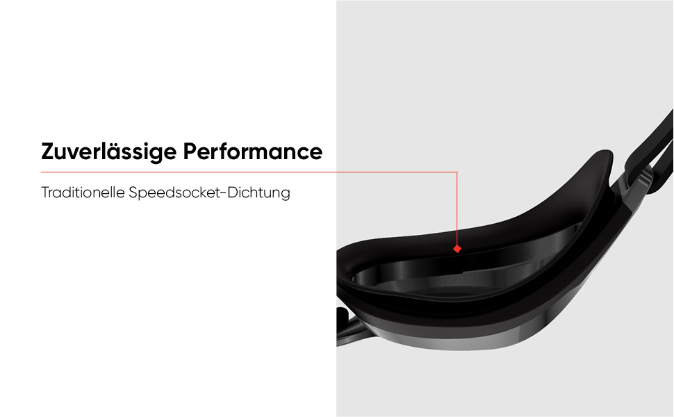 Окуляри для плавання Speedo Fastskin Speedsocket 2 із дзеркальними лінзами та силіконова шапочка для плавання, унісекс, чорна, універсальний розмір