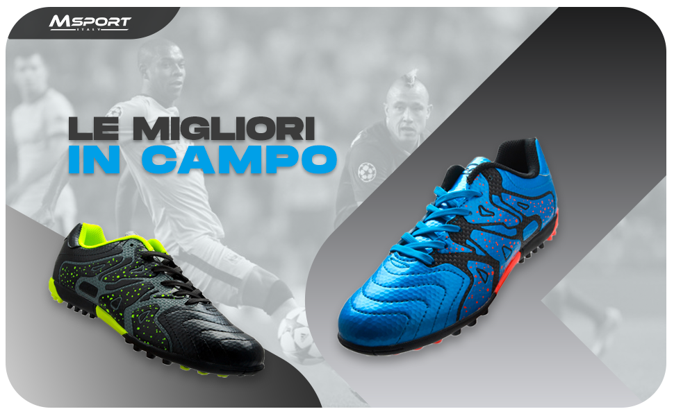 Дитячі футбольні бутси Msport для хлопчиків, спортивне взуття, антиковзаючі, дихаючі (40 EU, Mod1, блакитні)