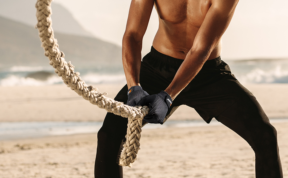 Тренувальні рукавички SueStar для чоловіків та жінок, для важкої атлетики, з повною захистом долоні, відмінне зчеплення, ультра-дихаючі для важкої атлетики, фітнесу, тренувань, підтягувань