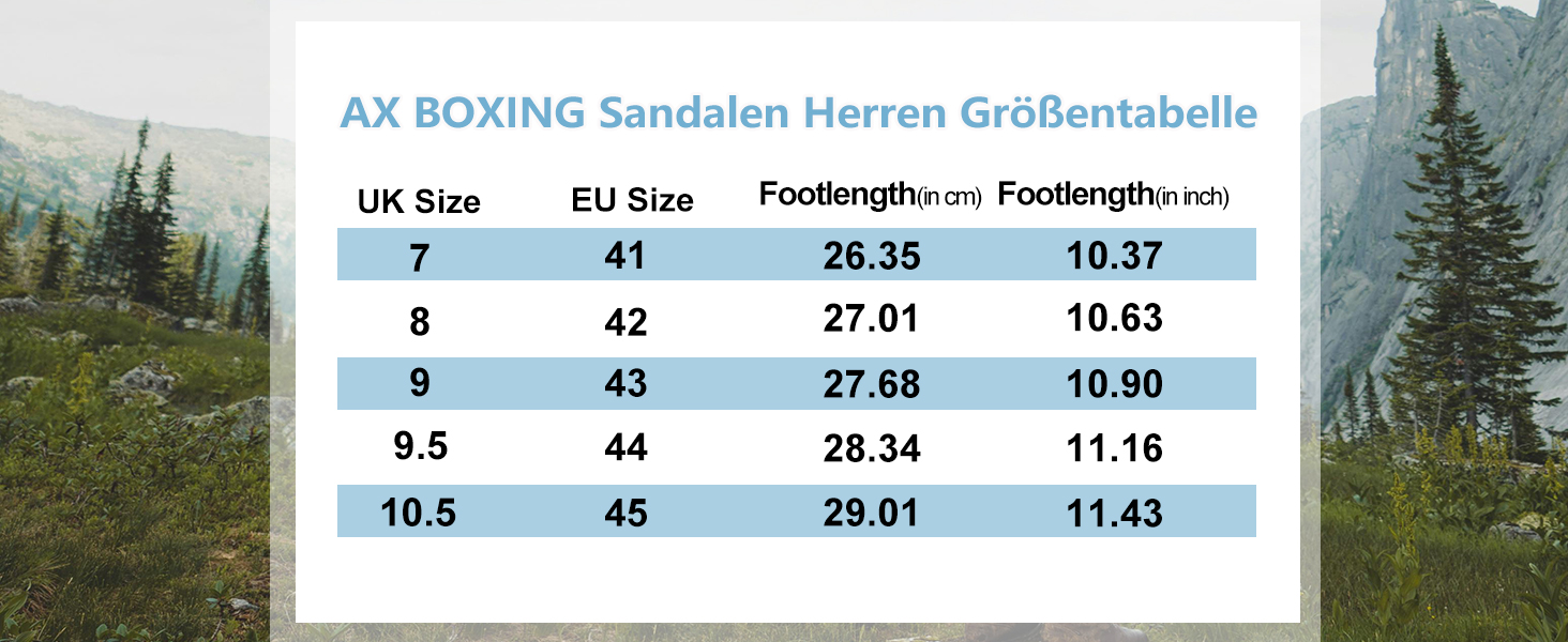 Чоловічі сандалі AX BOXING для трекінгу та спорту, коричневі, розмір 44 EU
