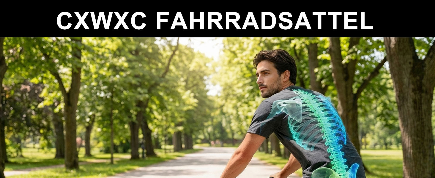 Велосипедне сідло CXWXC з Memory Foam, ергономічне, водонепроникне, амортизуюче, 26 x 18,5 см, для MTB, унісекс, коричневе