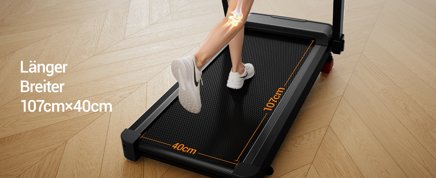 Бігова доріжка для дому LONTEK: складана, з нахилом 16%, швидкість до 14 км/год, мотор 3.5 к.с., пульсометр, LED-дисплей, макс. навантаження 180 кг, чорна