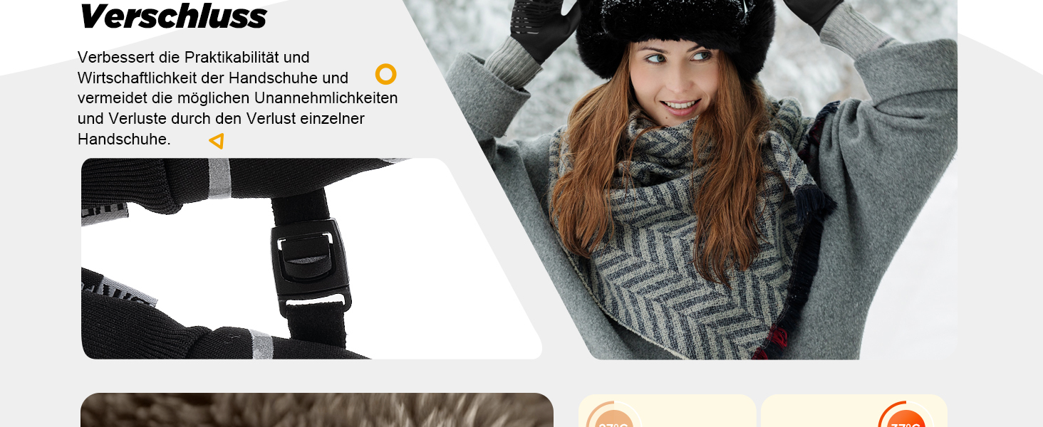 Зимові рукавички TANSTC для чоловіків та жінок з підтримкою сенсорного екрану, теплі, водонепроникні, для катання на велосипеді, бігу та лижного спорту, чорного кольору