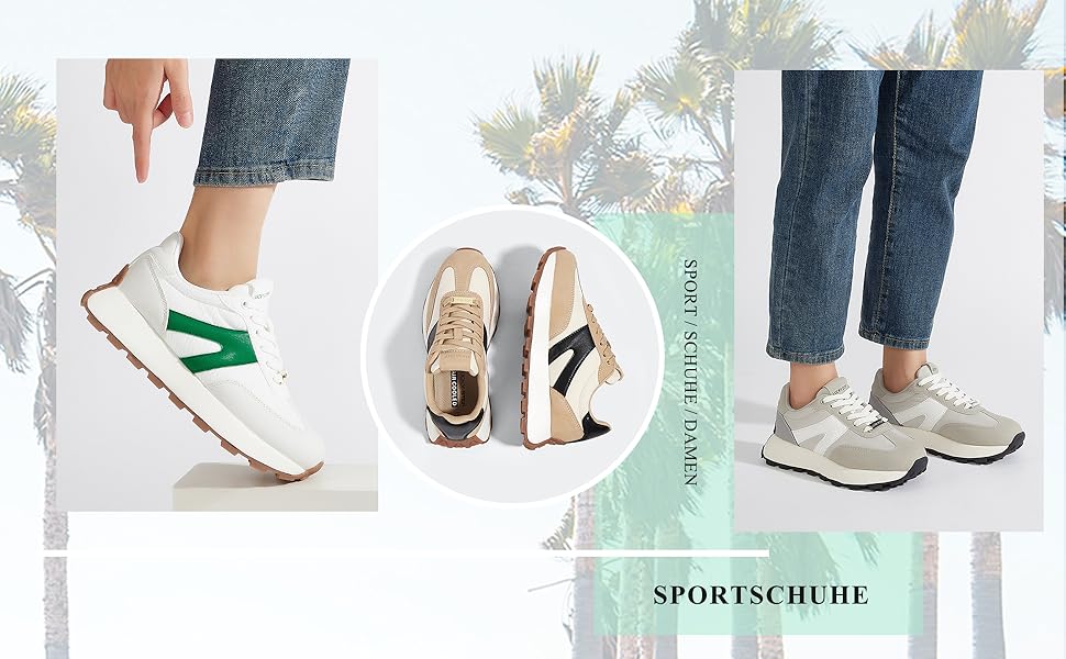 Кросівки жіночі Lucky Step на платформі бежево-чорні, ретро-стиль для бігу, тенісу та повсякденного носіння 37 EU