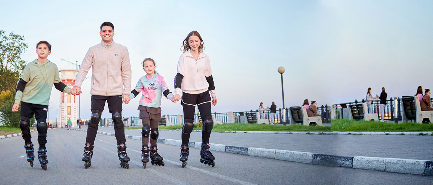 Інлайнери дитячі 2PM SPORTS Cytia Rosa/Violett, розмір 32-35, з LED-підсвічуванням, регульовані, для дівчаток та хлопчиків