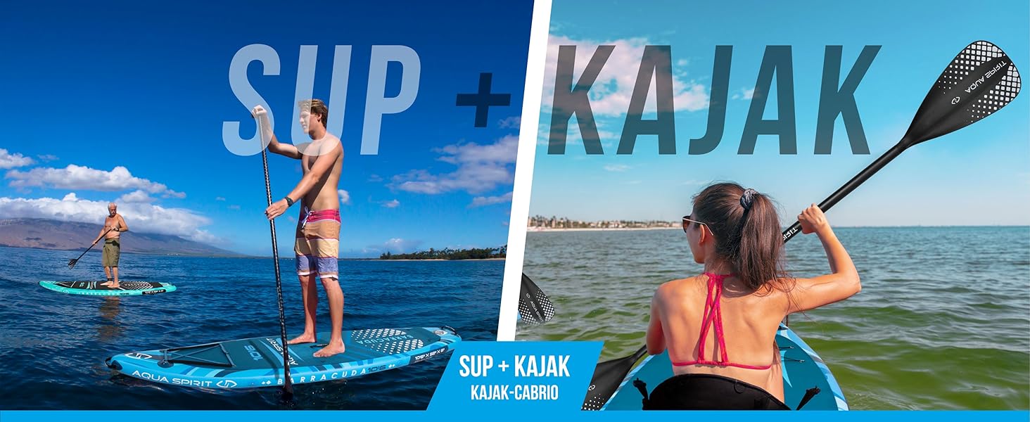 Надувний SUP Борд Aqua Spirit 320 см | Комплект з веслом, рюкзаком та насосом | Набір для SUP-серфінгу | Синій