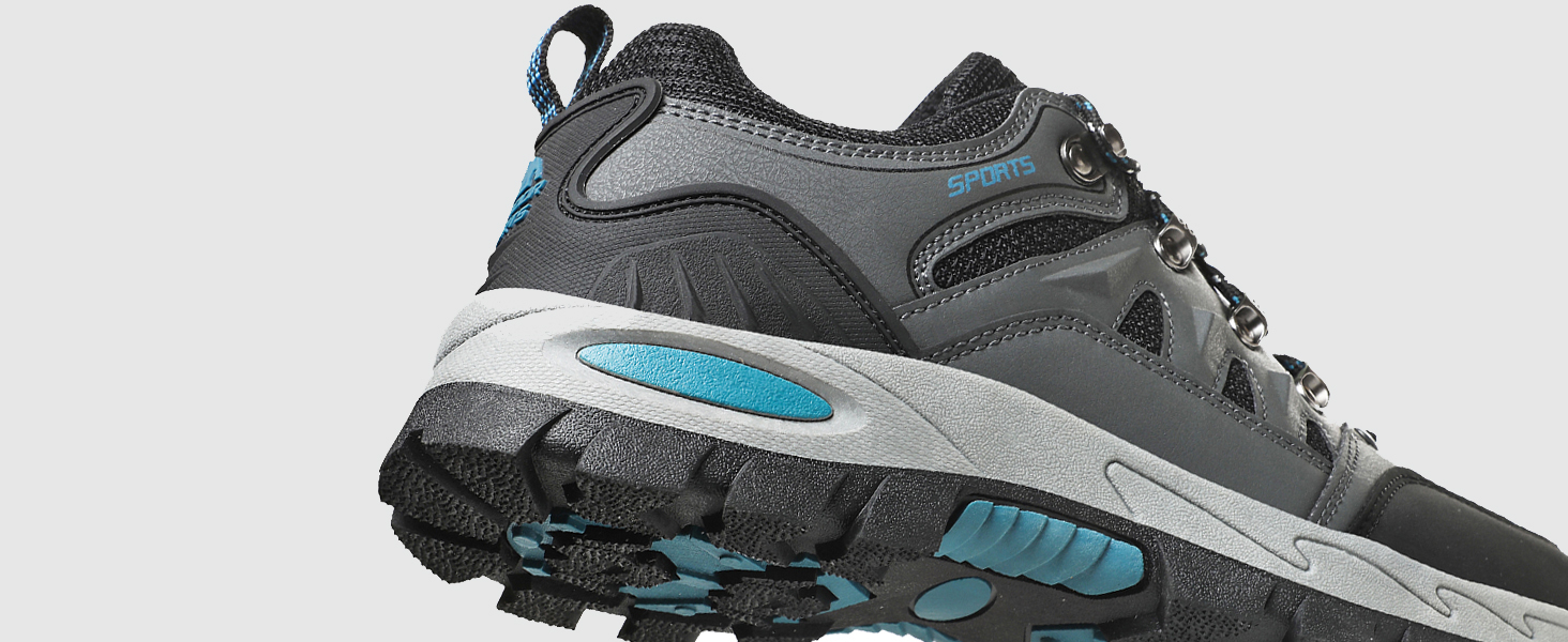 Чоловічі туристичні черевики для хайкінгу та трекінгу. Сірі, зручні, з антиковзкою підошвою. Хайкінгові черевики для жінок та чоловіків. 43 EU