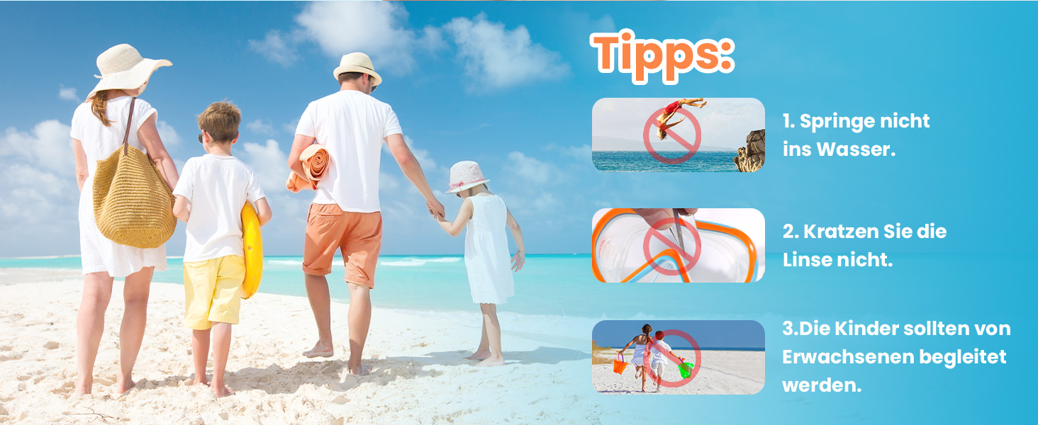 Дитяча маска для плавання та снорклінгу Supertrip, 6-14 років, скло, рожево-фіолетовий