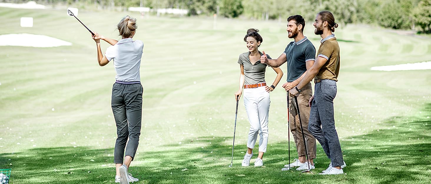 Сумка для гольфу GYMAX на штативі, 14 відділень, з водонепроникною накидкой, для чоловіків та жінок (червона)