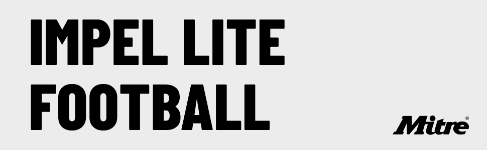 М'яч футбольний Mitre Impel Lite 360 – легкий, зносостійкий, розмір 4, білий/чорний/синій