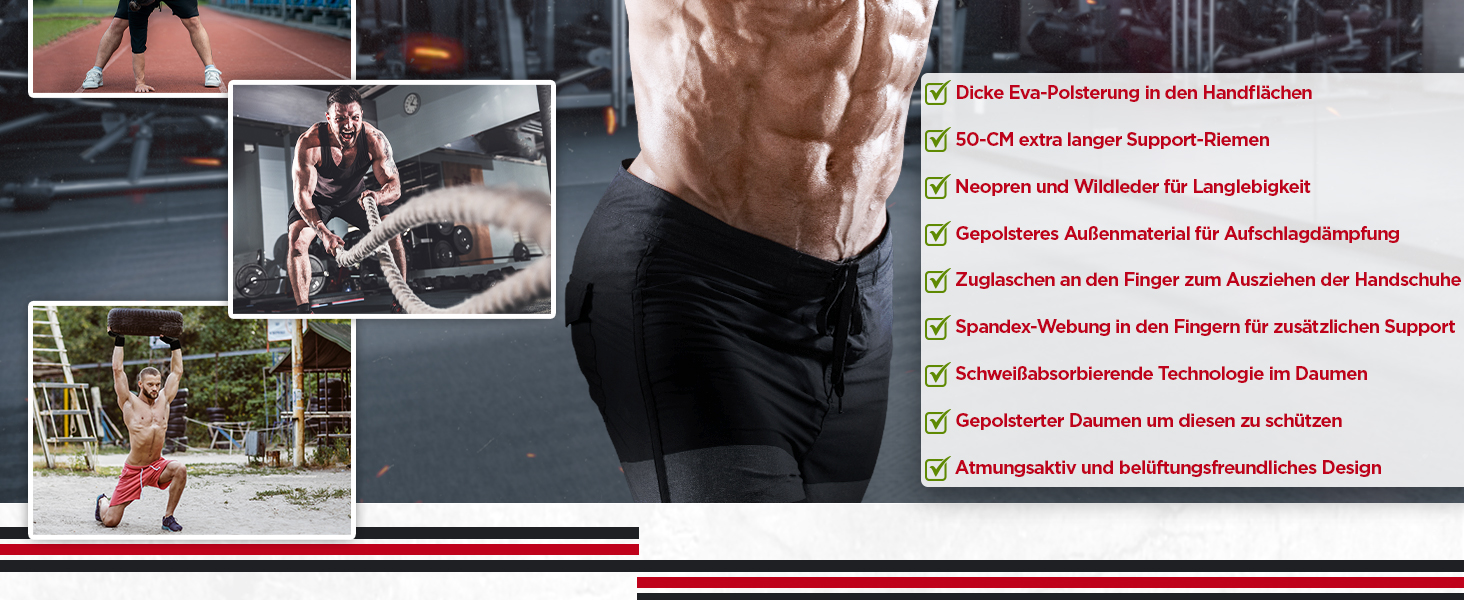 Фітнес рукавички RDX для чоловіків та жінок, рукавички для тренувань, силових вправ, захист зап'ястя, нековзкі, для залу, бодібілдингу, важкої атлетики, кроссфіту, підтягувань, силового спорту, сірі, XL