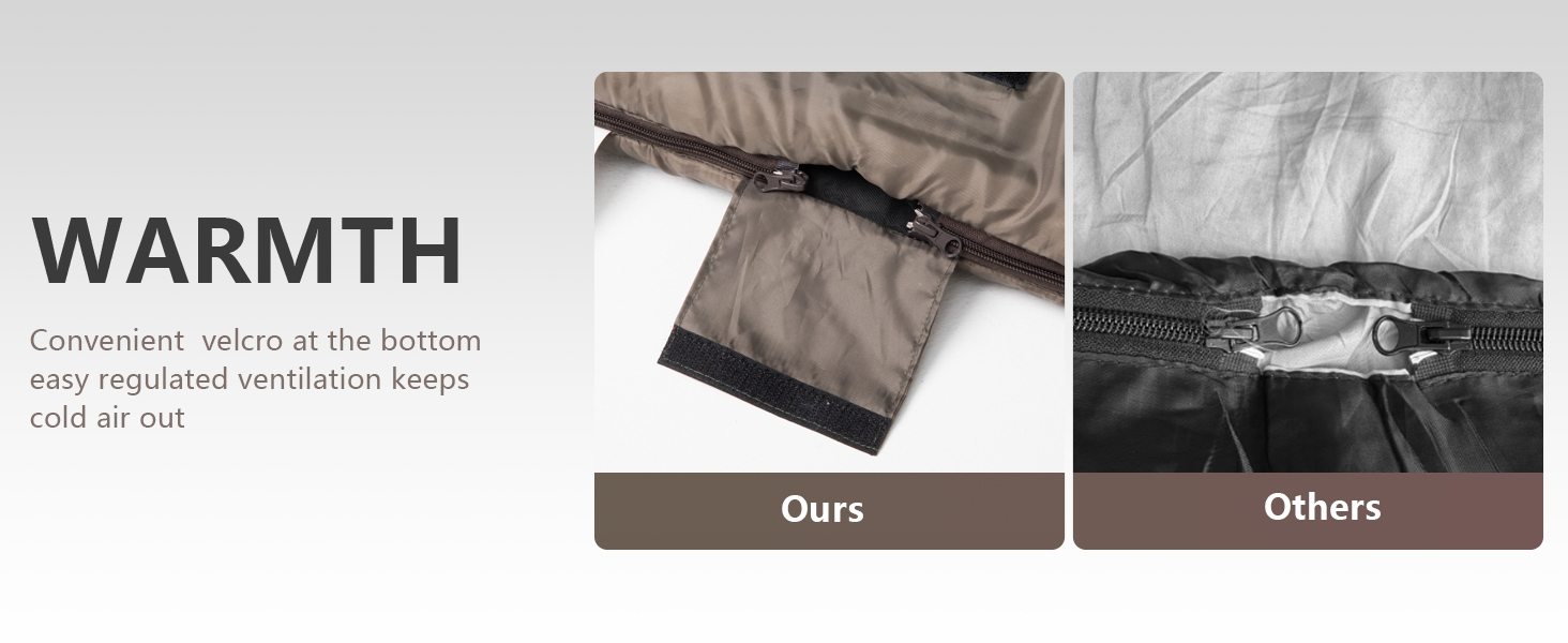 Зимовий спальний мішок BISINNA для 2 дорослих, 3 сезони, для кемпінгу та подорожей на автодомі (4.2 кг), зелений