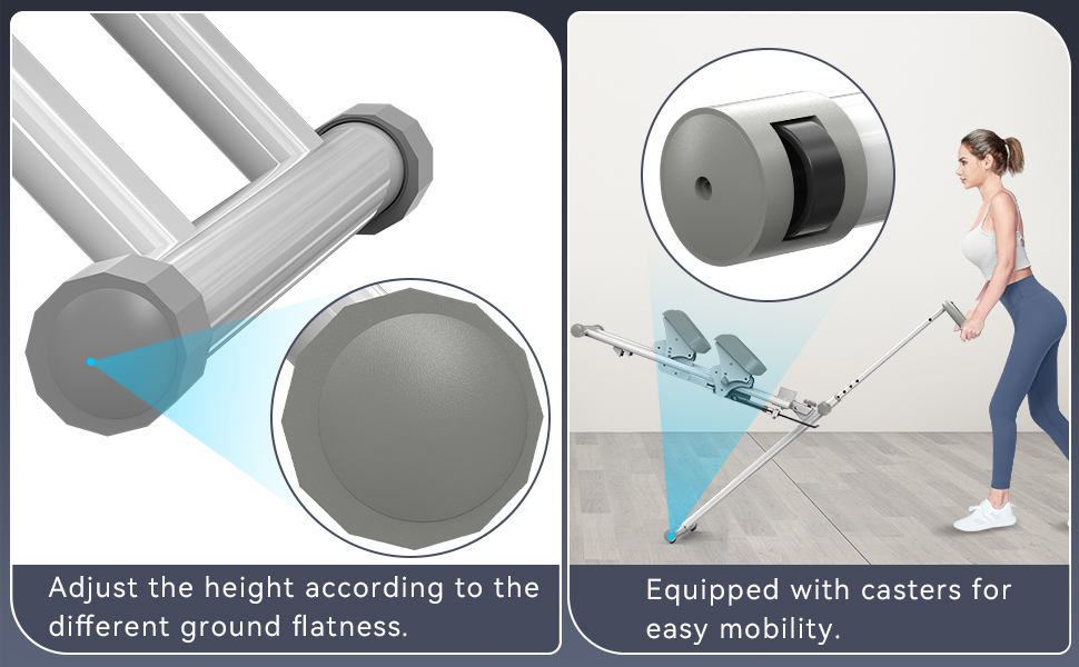 Степпер для дому Gym: компактний, складаний, для фітнесу та кардіотренувань. Білий