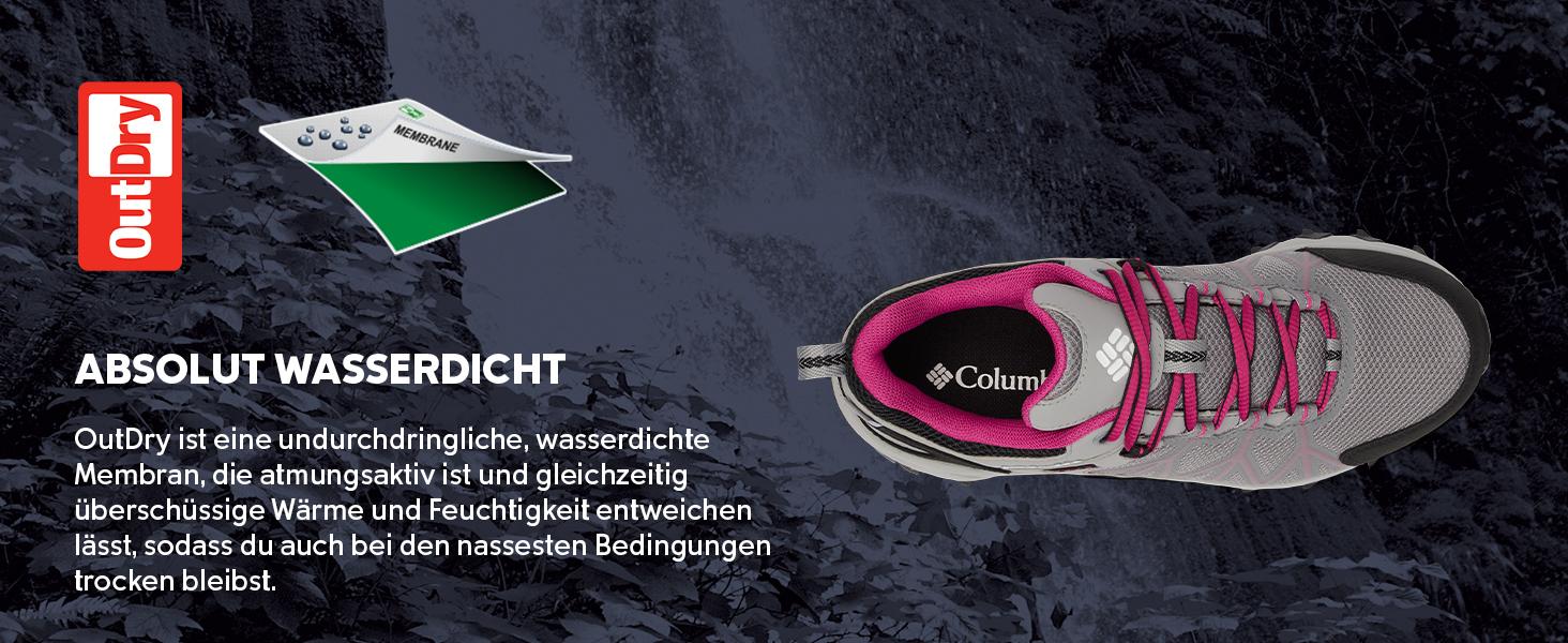 Черевики для жінок Columbia Peakfreak II Outdry WP, чорний (Black x Ti Grey Steel), 39 EU