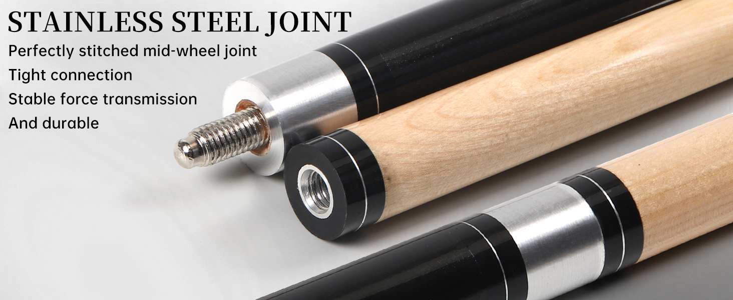 Набір більярдних київ Kmise Pool-Queue-Stick Set – 147 см, канадський клен, професійні, для дорослих, різні кольори