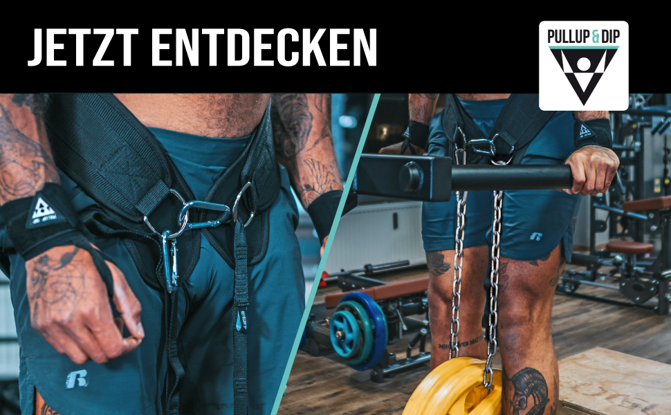 Пояс для підтягувань та віджимань з ланцюгом та 3 карабінами, пояс для віджимань з неопреновими клапанами для захисту одягу, вантажний пояс, вантажний пояс для калістеніки, силового спорту, бодібілдингу