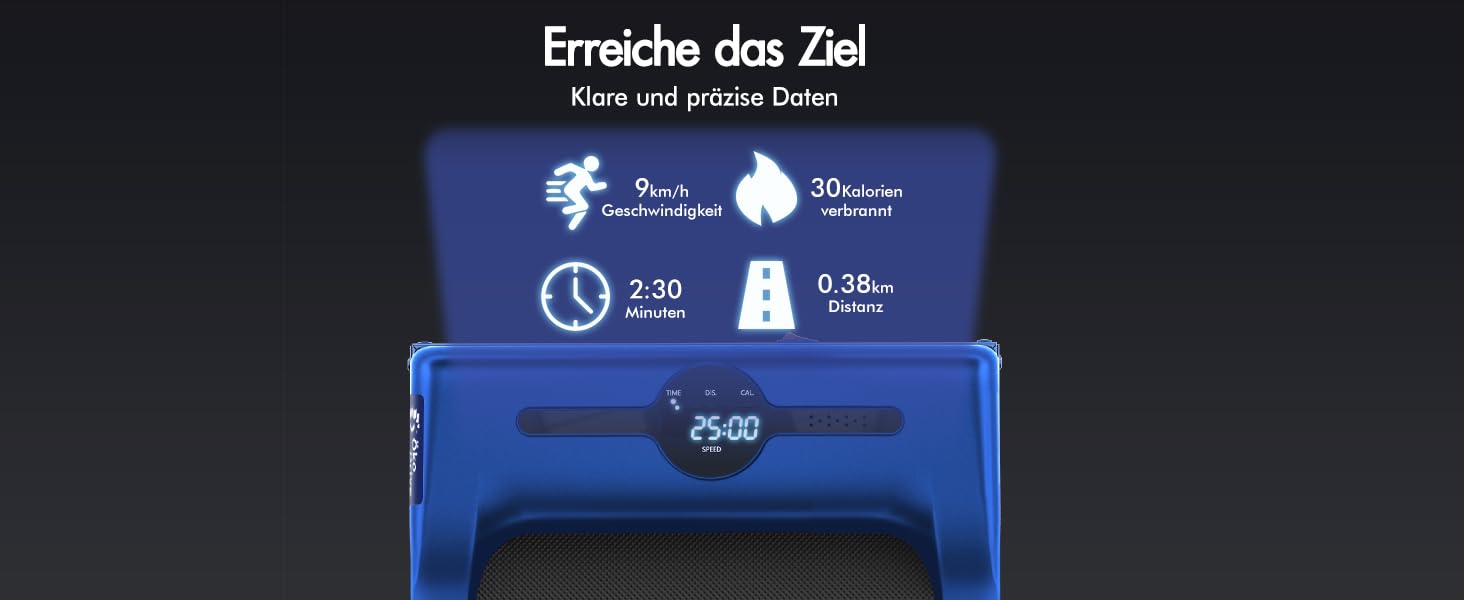 Walkingpad Laufband BLACK LORD SL9 - біговий доріжка, портативна, до 16 км/год, нахил до 9%, LED-дисплей, Bluetooth, для дому та офісу