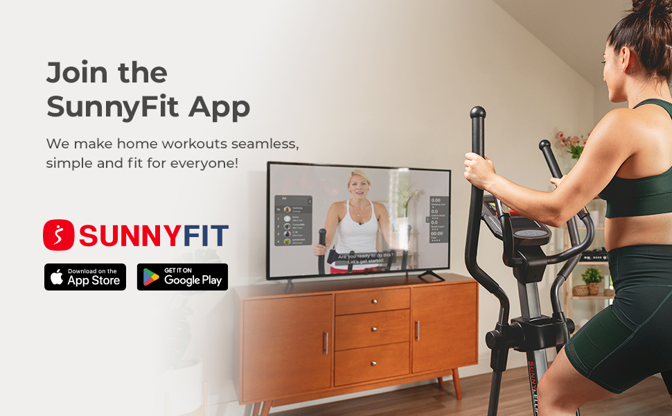 Еліптичний тренажер Sunny Health & Fitness SF-E3889SMART