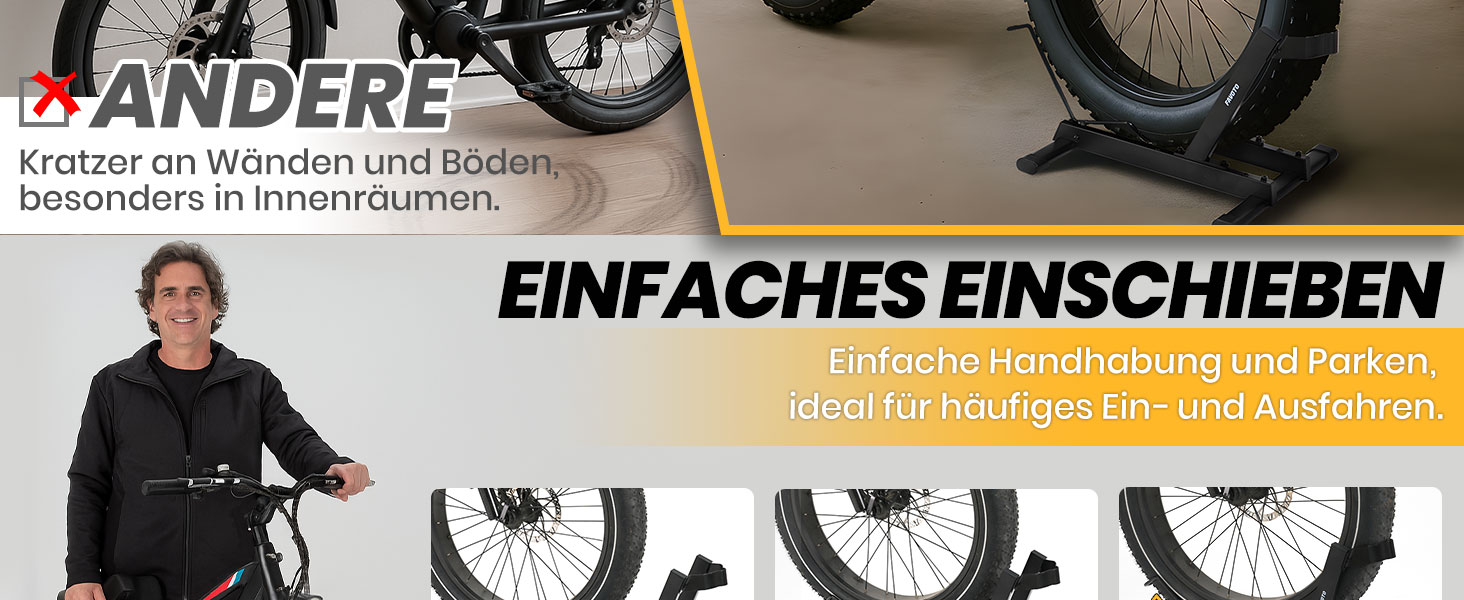 Підставка для електровелосипеда Favoto - утримувач для шосейної та звичайної велосипедів (20-29 дюймів, до 38 кг)