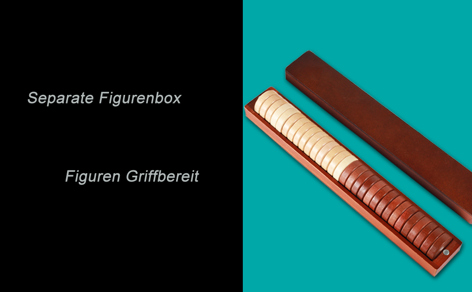 Набір для гри в шашки та бейсбол Syrace Holz з дерев'яним кейсом, класична стратегічна гра для дорослих та дітей (Stern Upgrade)