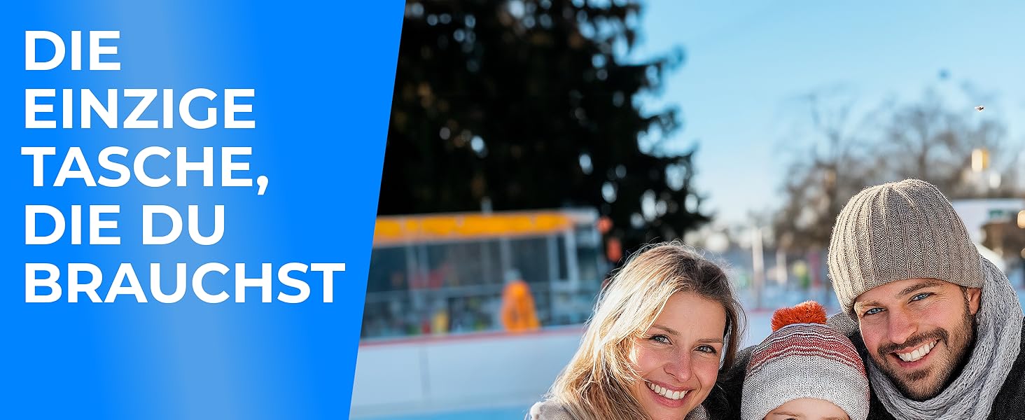 Сумка для ковзанів STYNGARD Montreal: для фігурного катання та інлайнів, чорно-біла, міцна