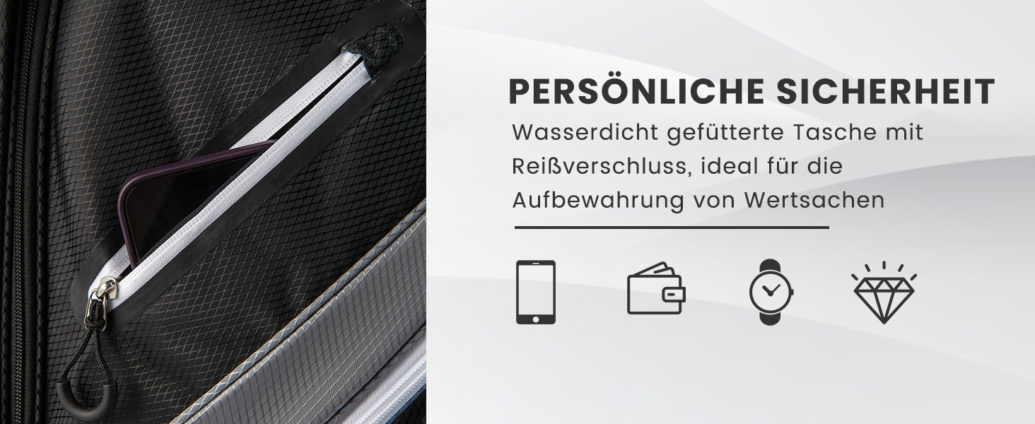 Сумка для гольфу COSTWAY з 6, 8 або 14 відділеннями, сталева, легка, портативна сіра для чоловіків та жінок