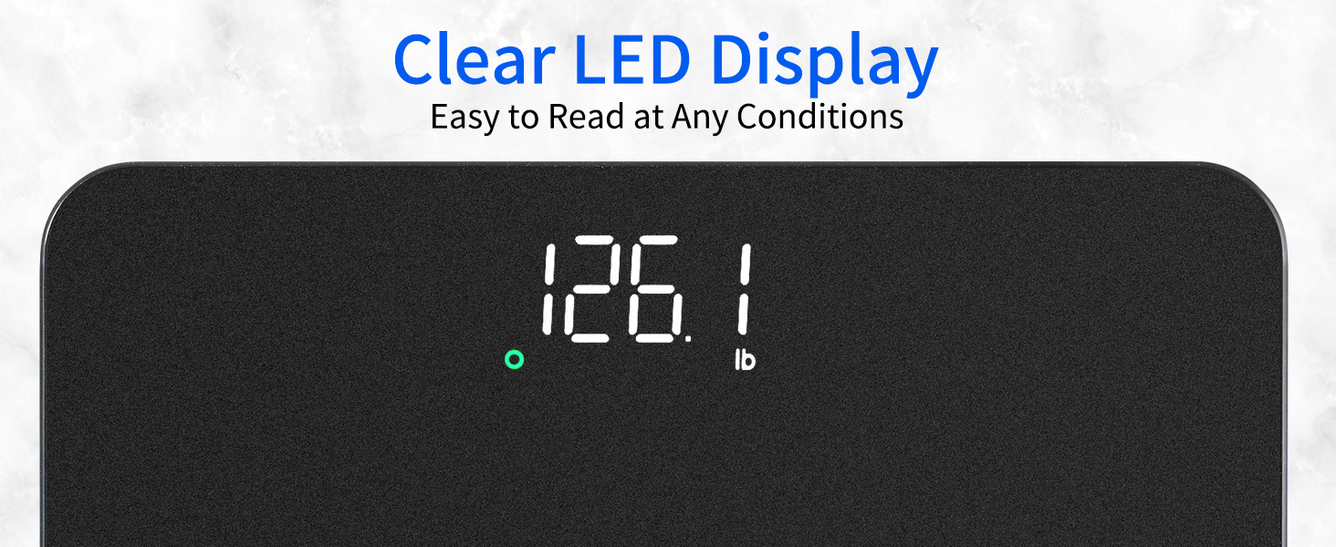 Розумні електронні ваги Vitafit з Bluetooth та визначенням BMI, смарт-ваги для контролю ваги та складу тіла з додатком, протиковзна платформа, сріблясто-чорні